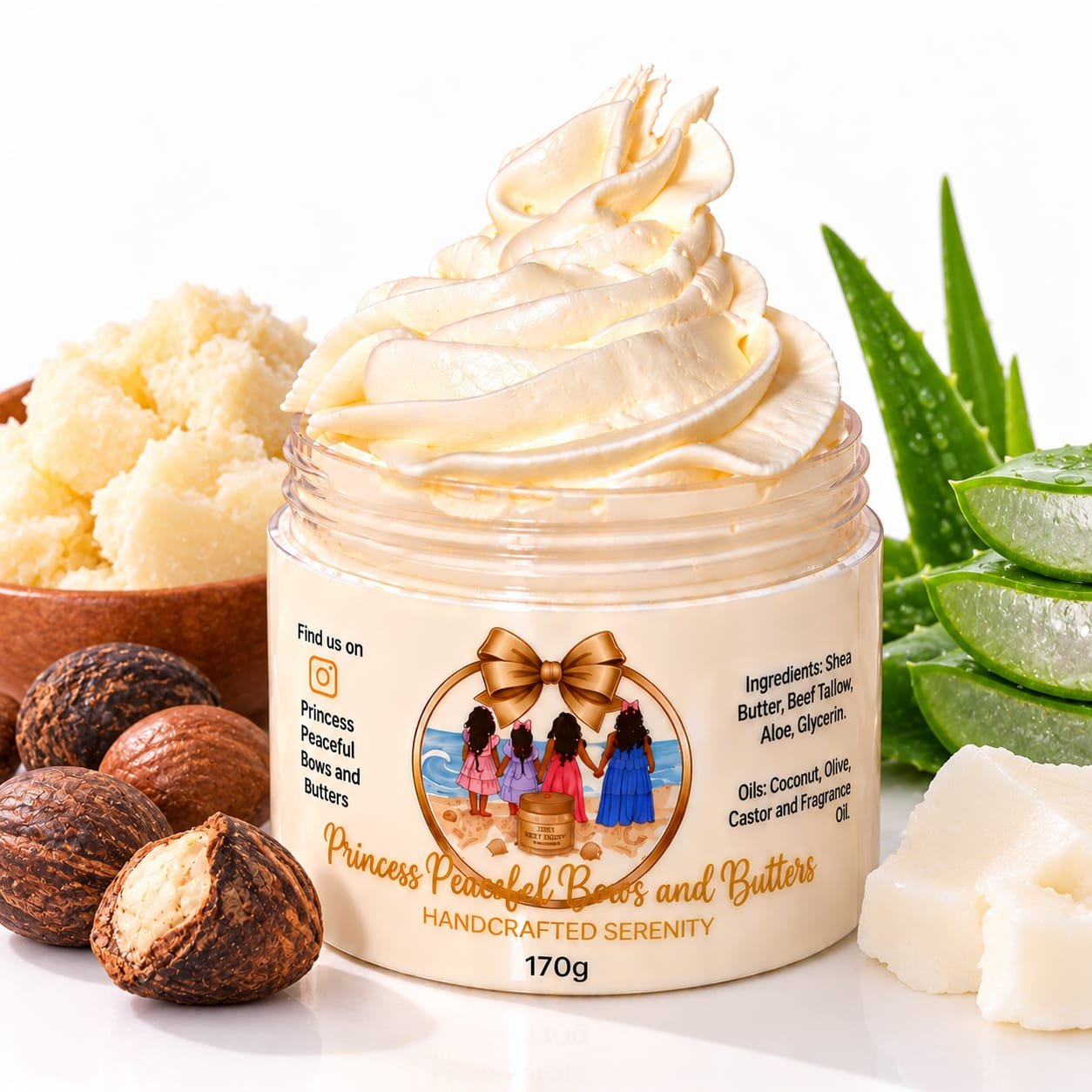 Unscented body butter 170g